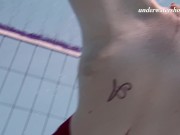 Poolside and underwater naked teenie Ala 14/16