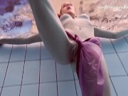 Poolside and underwater naked teenie Ala 16/16