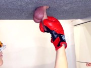 Mistress boxing in her slave balls EasyCBTGirl 8/16