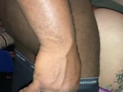 Caught my neighbors wifey in the trap house nailed her with a creampie  4/16