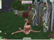 Crumplebottom Lets Play #2 - Agnes Crumplebottom Gets Married & Impregnated - Wedding Fuck - SIMS 4