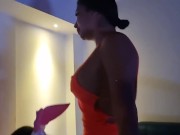 Martinasmith goes to the stripper club to get a whore show for her 4/16