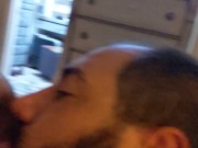 Bbw wifey gives husband handjob while he smells her feet 10/16