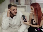 Hache couldn't believe it! Watching his prude girlfriend being fucked by a big and black cock! 3/16