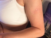 Кончил в Трусики Сводной Сестры - ее Подруга Слышит наш Трах и Мастурбирует - Русское с Разговорами 2/16