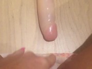 Trying to sneak moms dildo back but caught her fucking! Had to listen & fuck myself PART TWO 4/16
