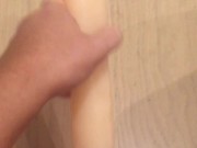 Trying to sneak moms dildo back but caught her fucking! Had to listen & fuck myself PART TWO 7/16
