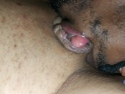 Eating her wet juicy pussy while parents are home 16/16