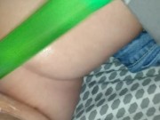 Huge toy fucking tiny wet pussy ❤️🍑💦 10/16