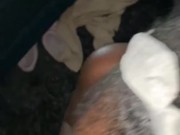 Ebony sucks Big Black Cock  14/16