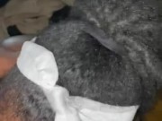 Ebony sucks Big Black Cock  8/16