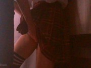 Amateur teacher and school girl fucking after school On table She loves when I fingering her pussy 6/16