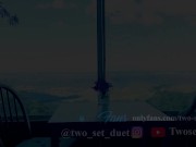 Japanese Girl Rides White Cock in the Bathroom (Split Screen) - TWOSETDUET 16/16