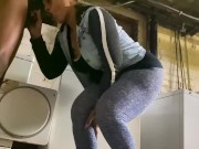 BBC CAUGHT IN LAUNDRY ROOM WITH STRANGER! 1/16