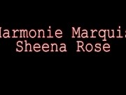 Tattoo Beauty Sheena Rose Pussy Fucks Hot Harmonie Marquise! 2/16