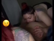 2 Sexc lesbians hungry for one another... 8/16