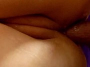 CLOSE UP! Anal slut gets her tight ass fucked and filled with cum POV! 13/16