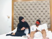 Shameless Muslim Teen slut in hijab Smoking and Sucking cock  8/16