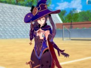 【エロゲーコイカツ！】原神 モナ3DCG巨乳アニメ動画[Hentai Game Koikatsu! Genshin Mona (Anime 3DCG Video)] 1/16