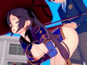 【エロゲーコイカツ！】原神 モナ3DCG巨乳アニメ動画[Hentai Game Koikatsu! Genshin Mona (Anime 3DCG Video)] 12/16