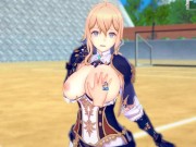 【エロゲーコイカツ！】原神 ジン・グンヒルド3DCG巨乳アニメ動画[Hentai Game Koikatsu! Genshin Jean(Anime 3DCG Video)] 2/16