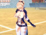 【エロゲーコイカツ！】原神 ジン・グンヒルド3DCG巨乳アニメ動画[Hentai Game Koikatsu! Genshin Jean(Anime 3DCG Video)] 3/16