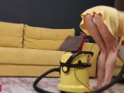 Slim4K - Melissa Nerdy boy nails busty GF on couch 1/16