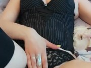 rubbing my pussy hard with my favorite dildo 4/16