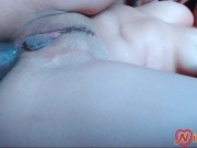 Beautiful Teen Takes First Cum In Ass. Anal Creampie 1/16