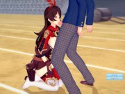 【エロゲーコイカツ！】原神 アンバー3DCG巨乳アニメ動画[Hentai Game Koikatsu! Genshin Amber (Anime 3DCG Video)] 5/16