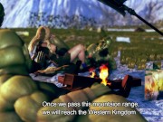 Female knight lose to monster ork - episode.14 13/16