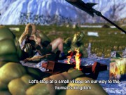 Female knight lose to monster ork - episode.14 14/16