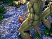 Female knight lose to monster ork - episode.14 7/16