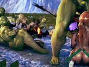 Female knight lose to monster ork - episode.14 9/16