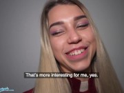 Public Agent Elena Vedem Gets Deepthroat Blowjob Exam Fucked POV Doggystyle 7/16