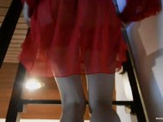 Skinny amateur with tiny tits gets bent over and fucked by her boyfriend 3/16