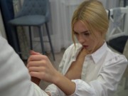 The HOT blonde schoolgirl did not pass the exam! I took her PUSSY! 6/16