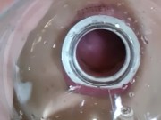 【ASMR】(IV)素人娘が全裸でお風呂場でお茶を飲むだけの動画【裏垢女子／絶滅黒髪系】 10/16