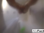 Sexy shower with Alix Lynx 8/16