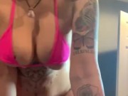 Hot blonde playing with herself  14/16