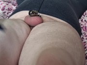 Mistress puts hubby in a humbler after 3 weeks of chastity.  5/16