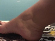 Sexy Girl with Lovely Feet TRAMPLES, SPLOSHES Her Cookies! 5/16