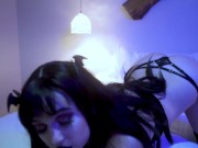 Juicy emo goth ass at the pool 8/16