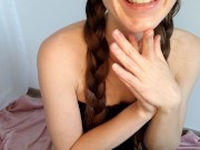 girl sucking on juicy grapes ASMR food fetish 3/16