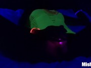 Petite, spinner, black light,  oral and doggy style fucking 1/16