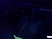 Petite, spinner, black light,  oral and doggy style fucking 13/16