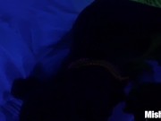 Petite, spinner, black light,  oral and doggy style fucking 16/16