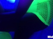 Petite, spinner, black light,  oral and doggy style fucking 6/16
