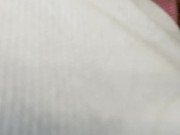 While learning how to depilate, a man powerfully cummed himself 3/16