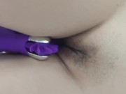 Lonely Asian teen tries her new toys 10/16